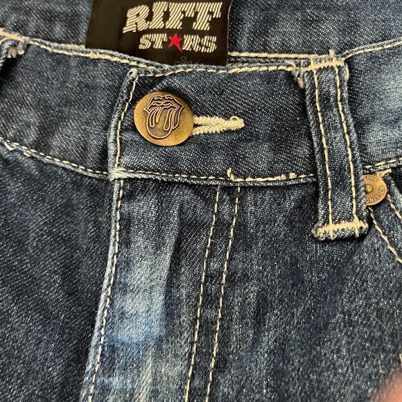 rare RIFF ST⭐️R . Rolling Stones jeans size 29/32 - Picture 9 of 15
